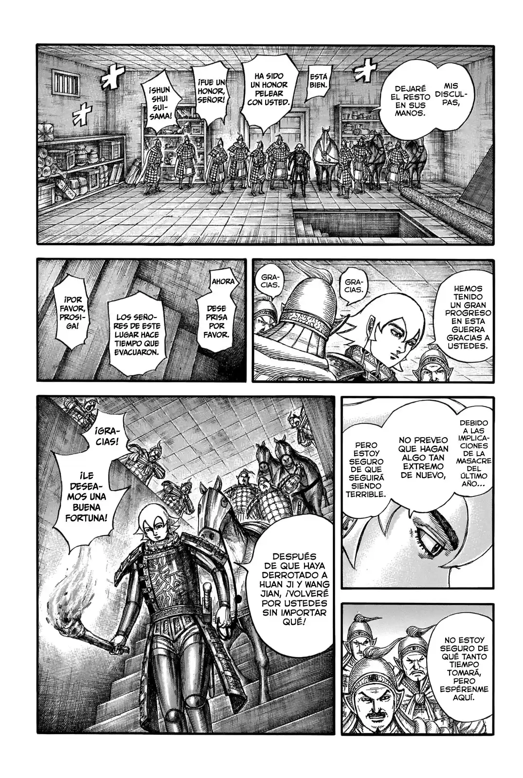 Kingdom Capitulo 708: Qué tan lejos irás venganza página 16