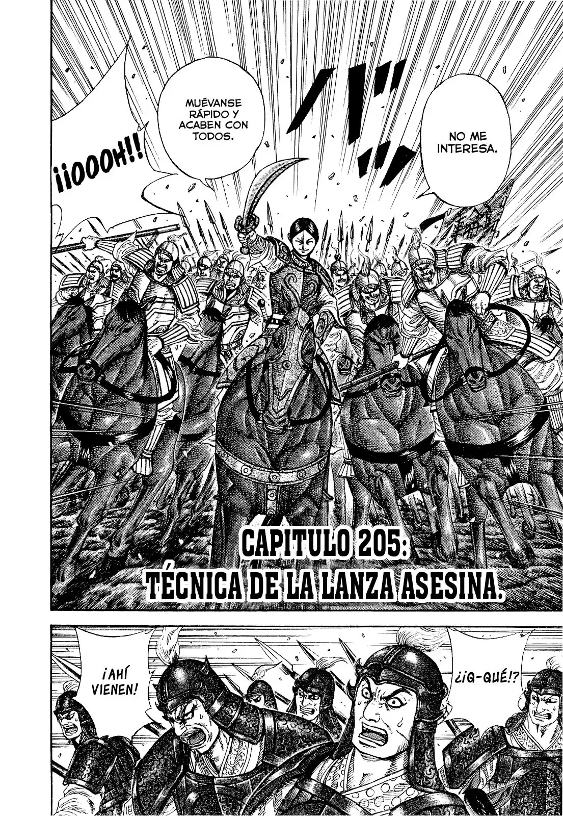 Kingdom Capitulo 205: Técnica de lanza asesina página 2