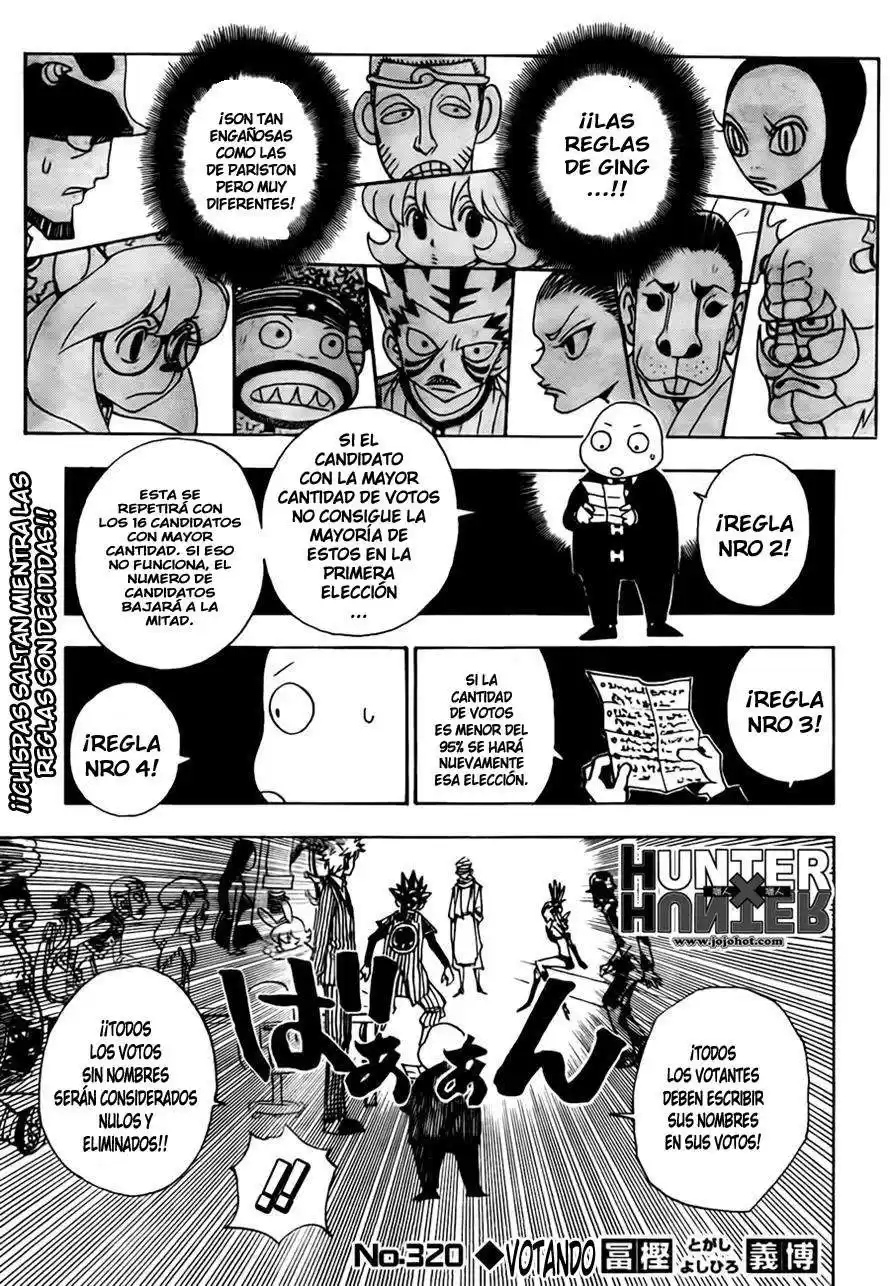 Hunter X Hunter Capitulo 320 página 1