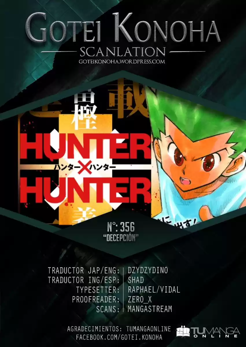 Hunter X Hunter Capitulo 356 página 1