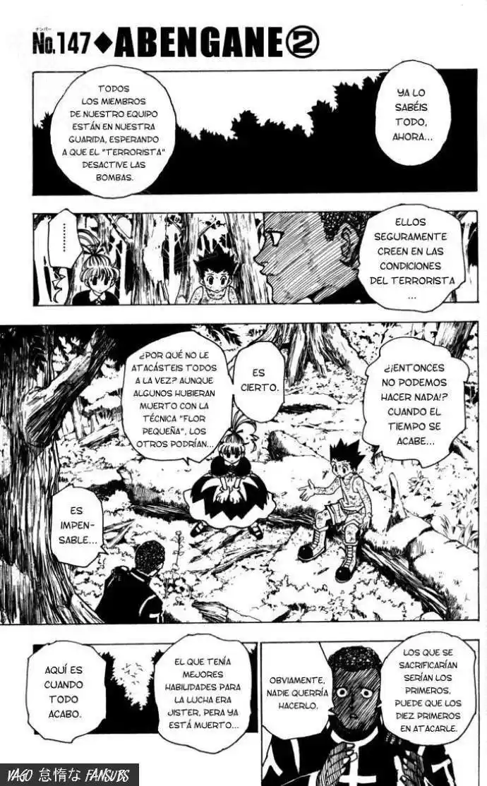 Hunter X Hunter Capitulo 147 página 1