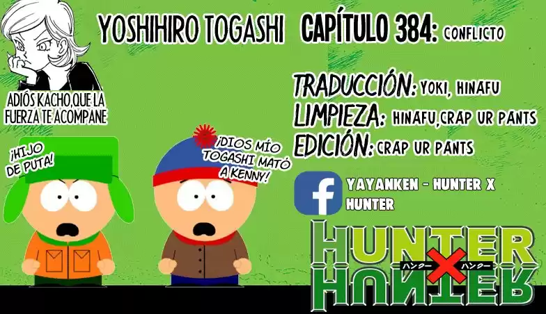 Hunter X Hunter Capitulo 384: Conflicto página 1