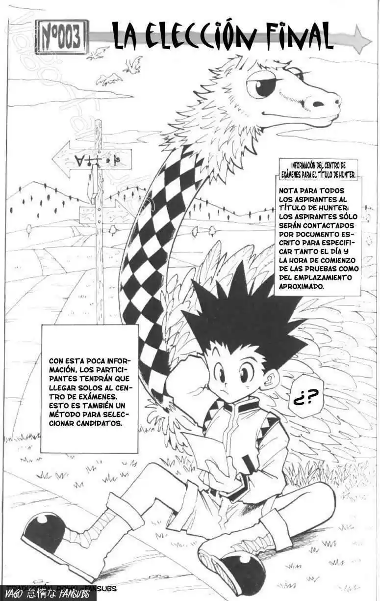 Hunter X Hunter Capitulo 3: La Elección Final página 2