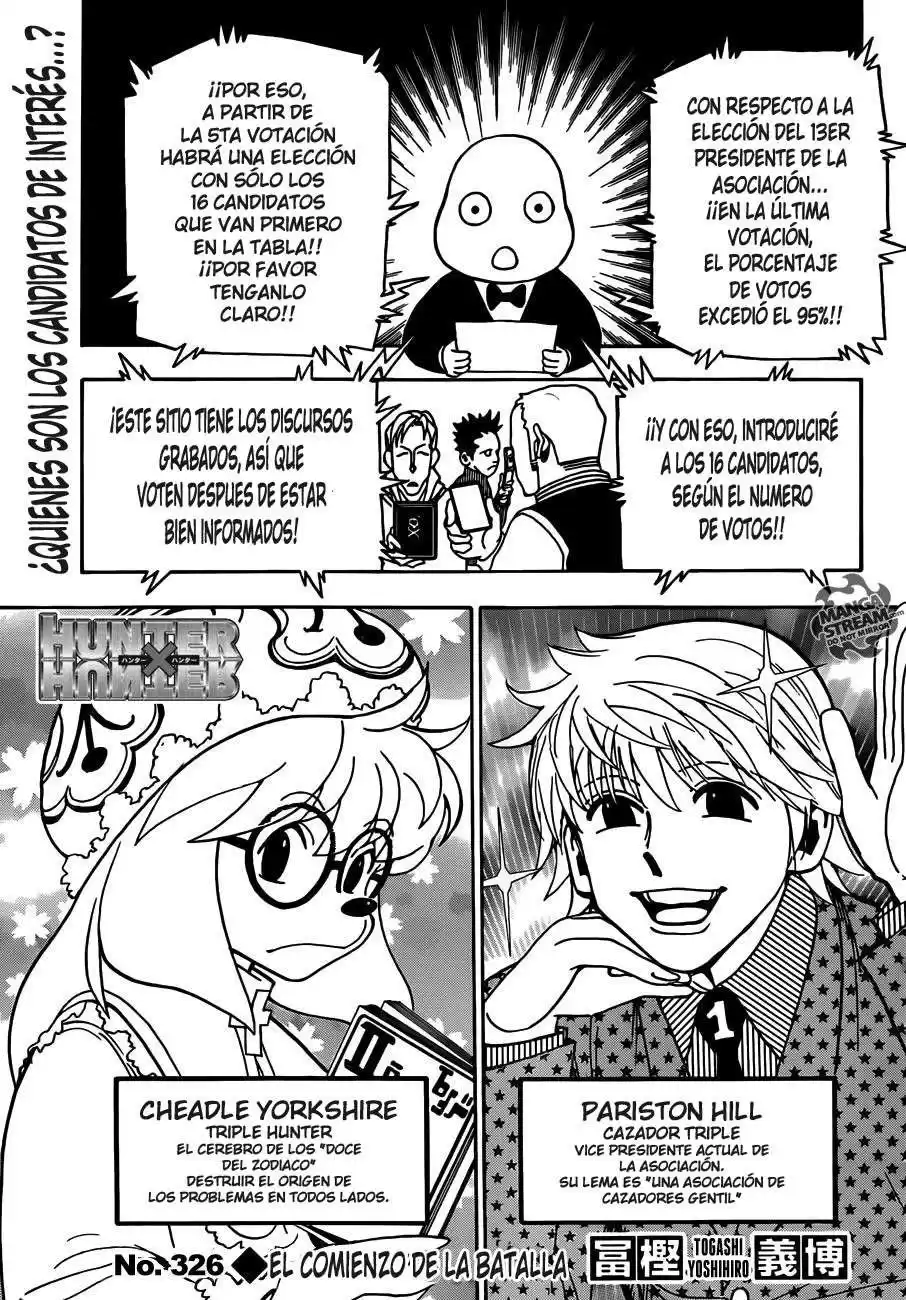 Hunter X Hunter Capitulo 326 página 1