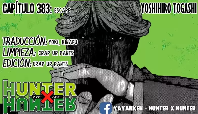 Hunter X Hunter Capitulo 383: Escape página 1