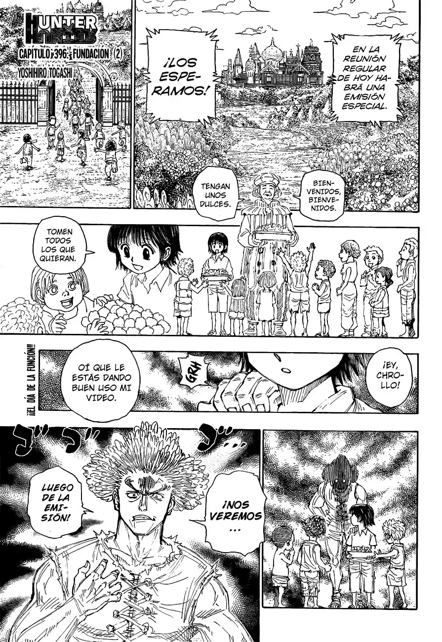 Hunter X Hunter Capitulo 396: Formación (2) página 2