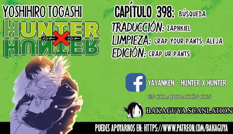 Hunter X Hunter Capitulo 398: Búsqueda página 1