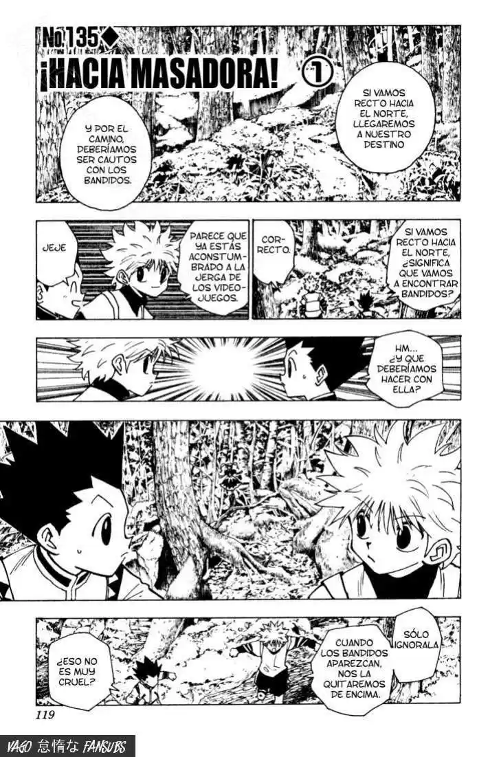 Hunter X Hunter Capitulo 135 página 1