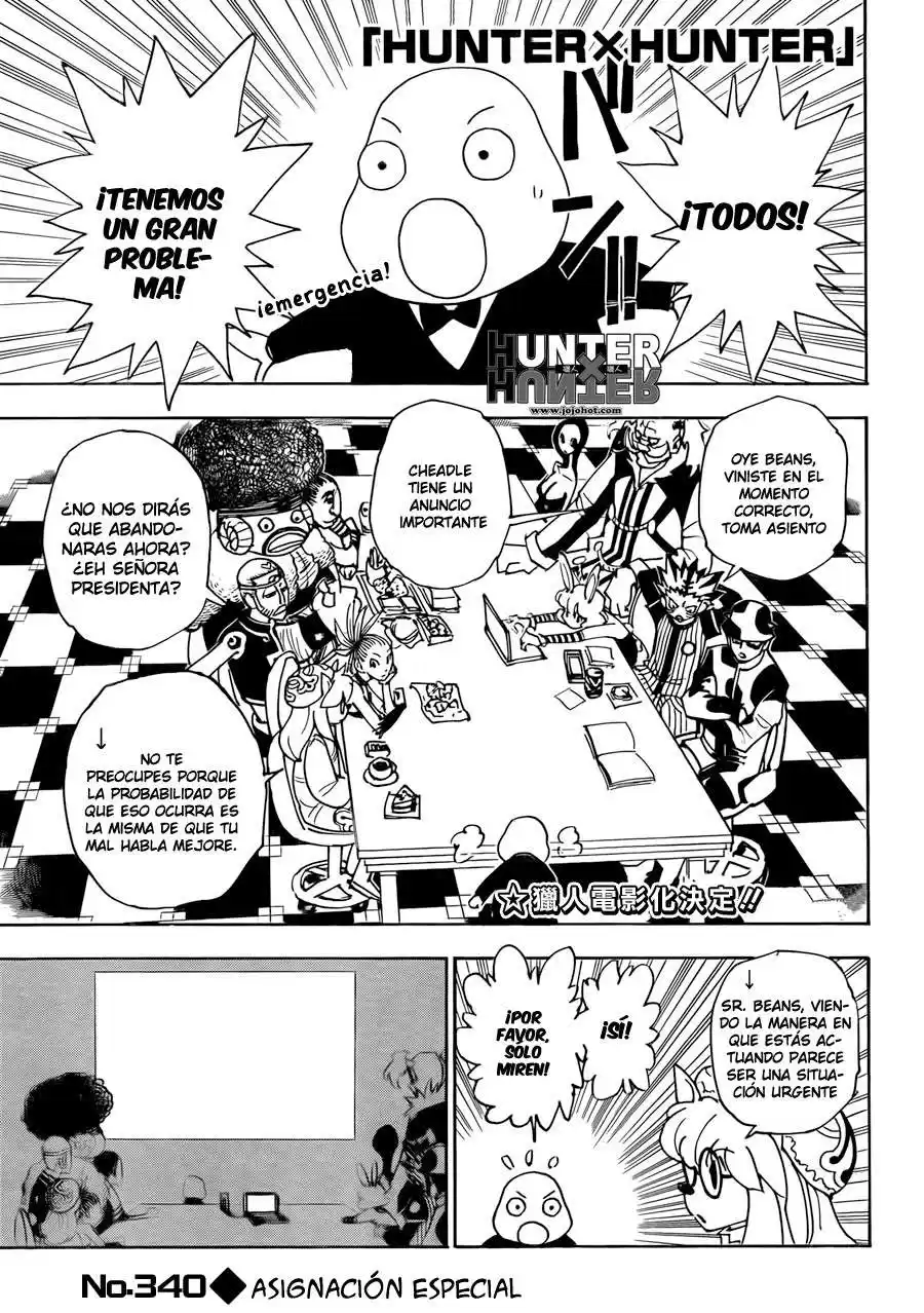 Hunter X Hunter Capitulo 340 página 1