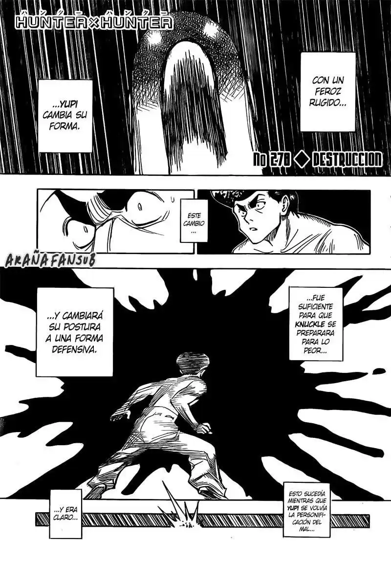 Hunter X Hunter Capitulo 278 página 2