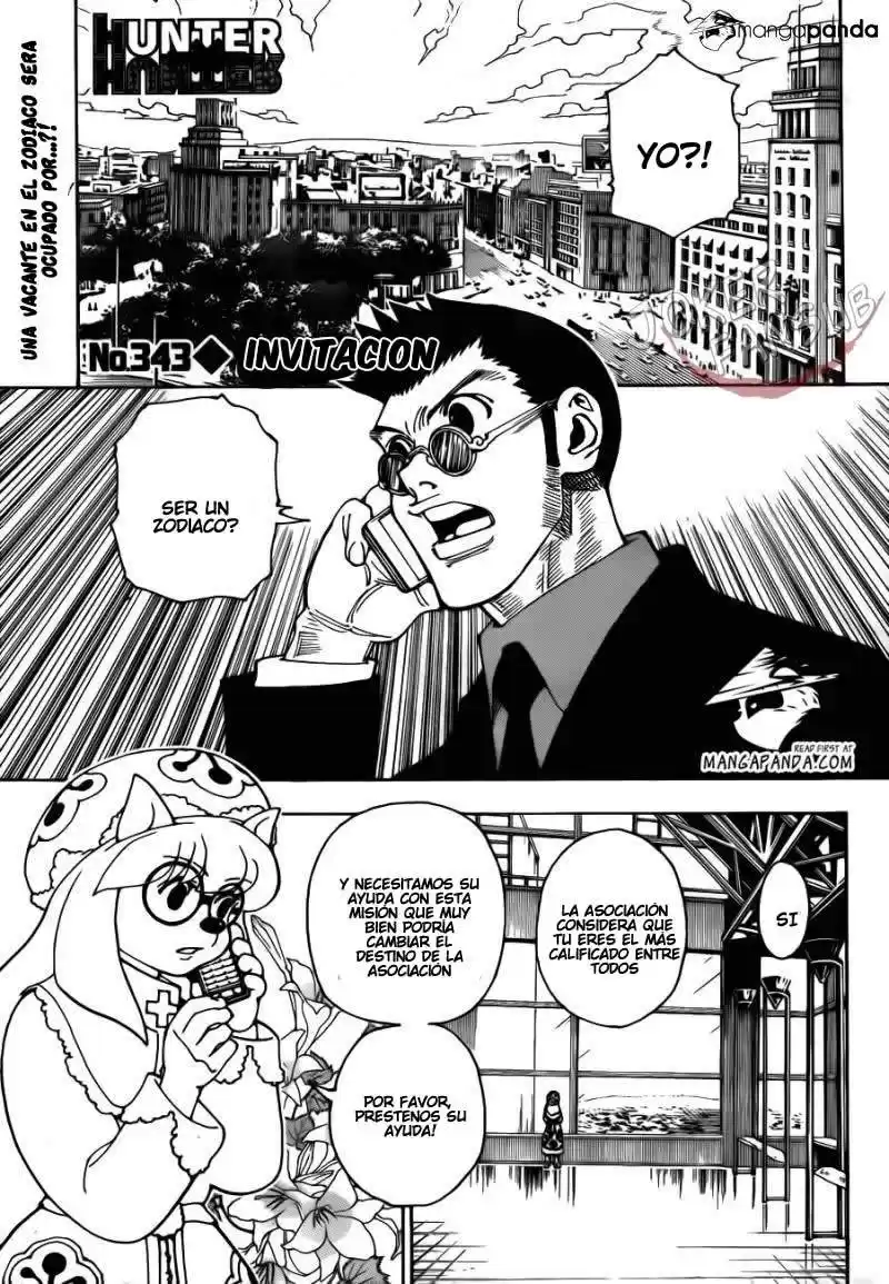 Hunter X Hunter Capitulo 343 página 1