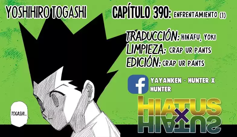 Hunter X Hunter Capitulo 390: Enfrentamiento (1) página 1