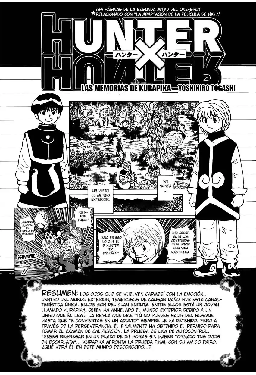 Hunter X Hunter Capitulo 339.02: Las Memorias de Kurapika Parte 2 página 1