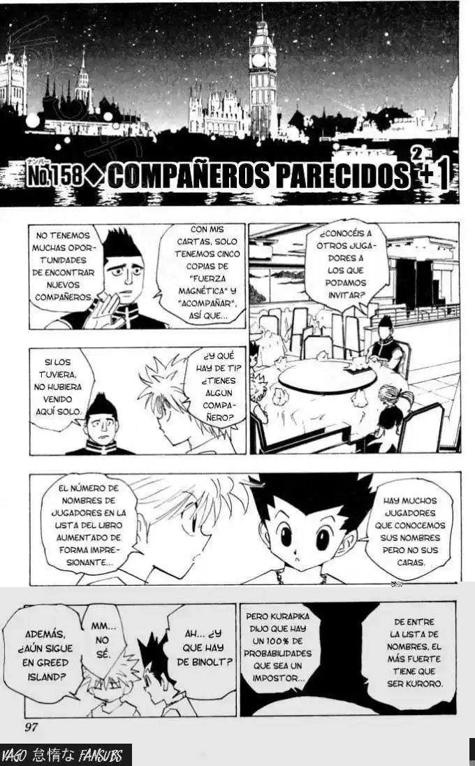 Hunter X Hunter Capitulo 158 página 1