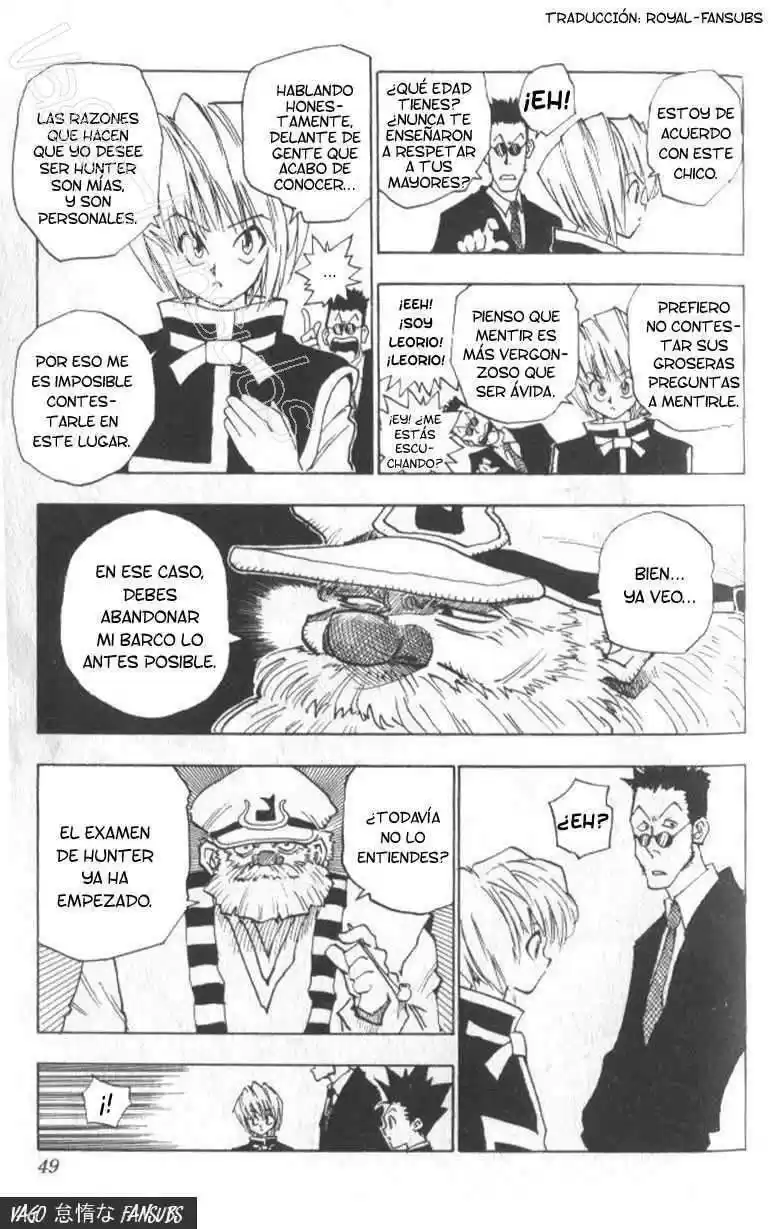 Hunter X Hunter Capitulo 2: En la Tempestad página 12