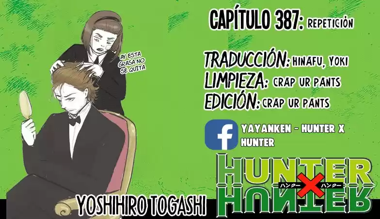 Hunter X Hunter Capitulo 387: Repetición página 1