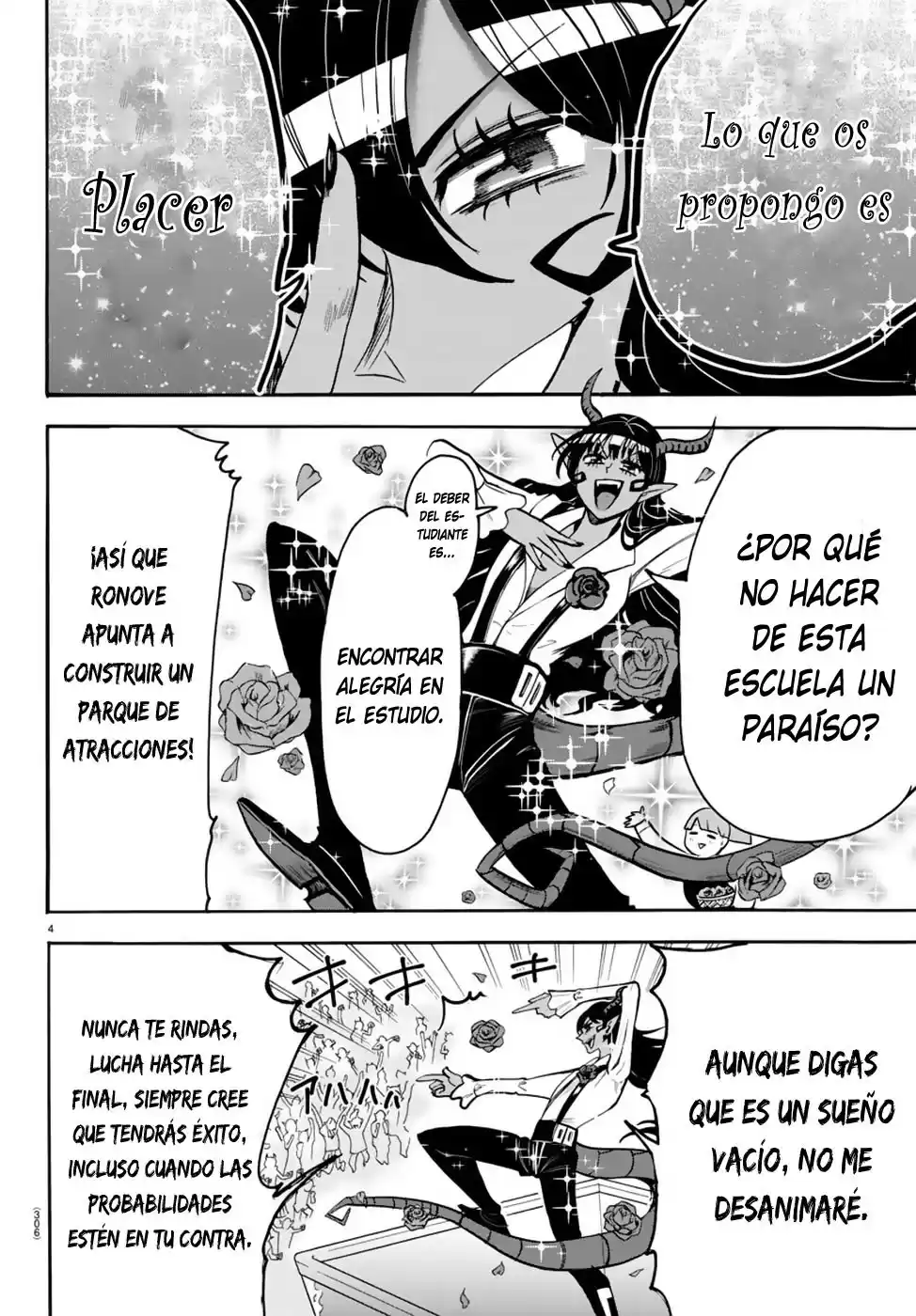 Mairimashita! Iruma-kun Capitulo 52: Presidenta de la escena del consejo estudiantil página 5