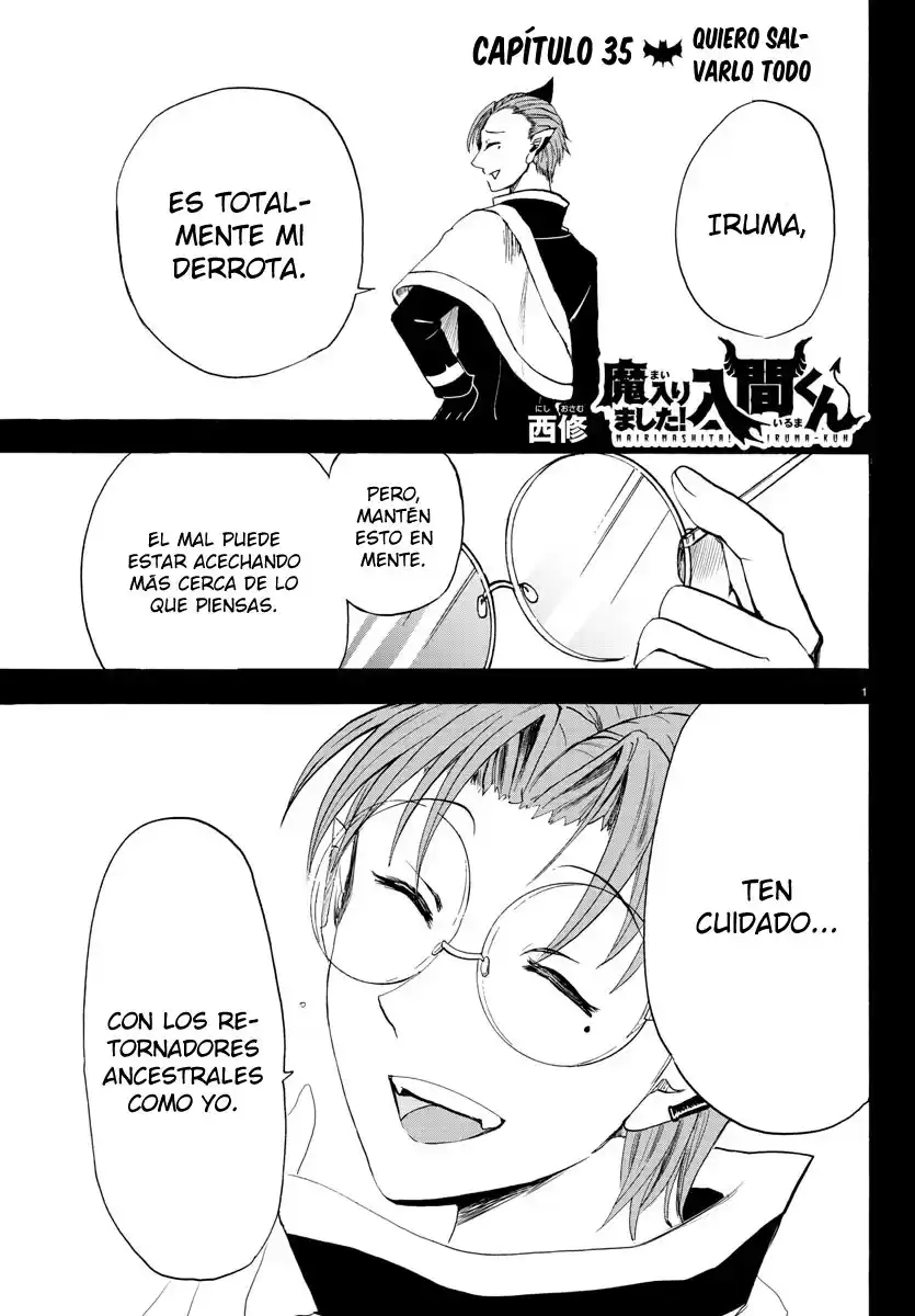 Mairimashita! Iruma-kun Capitulo 35: Quiero salvarlo todo página 3