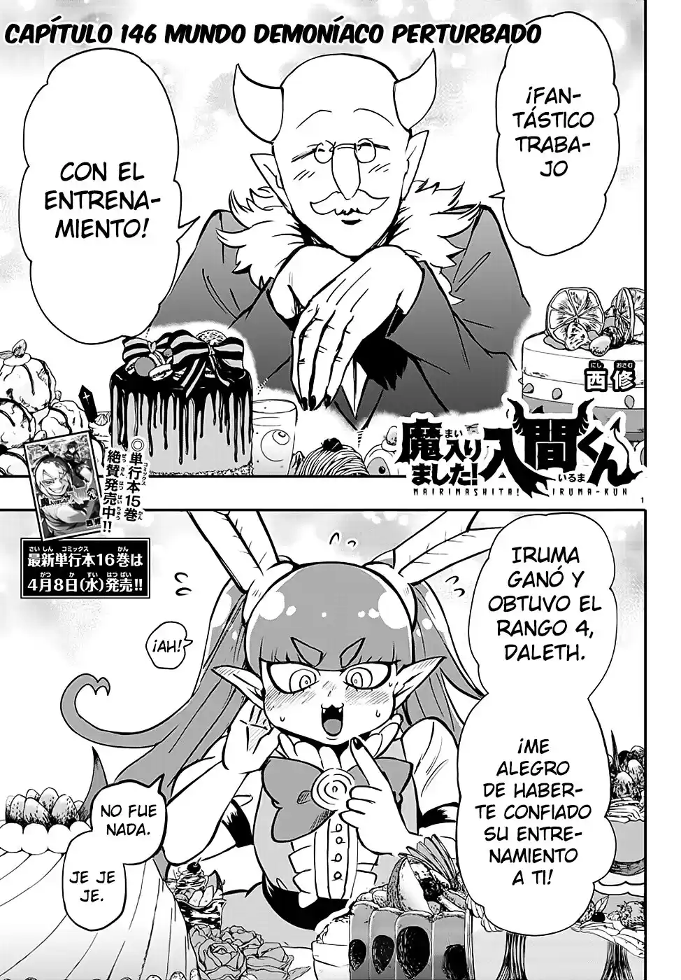 Mairimashita! Iruma-kun Capitulo 146: Mundo demoníaco perturbado página 2