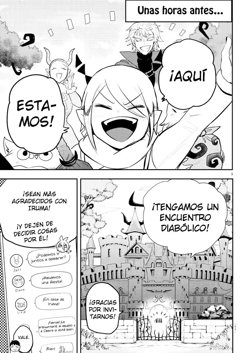 Mairimashita! Iruma-kun Capitulo 198: La Fiesta Salvaje de los Irregulares página 4