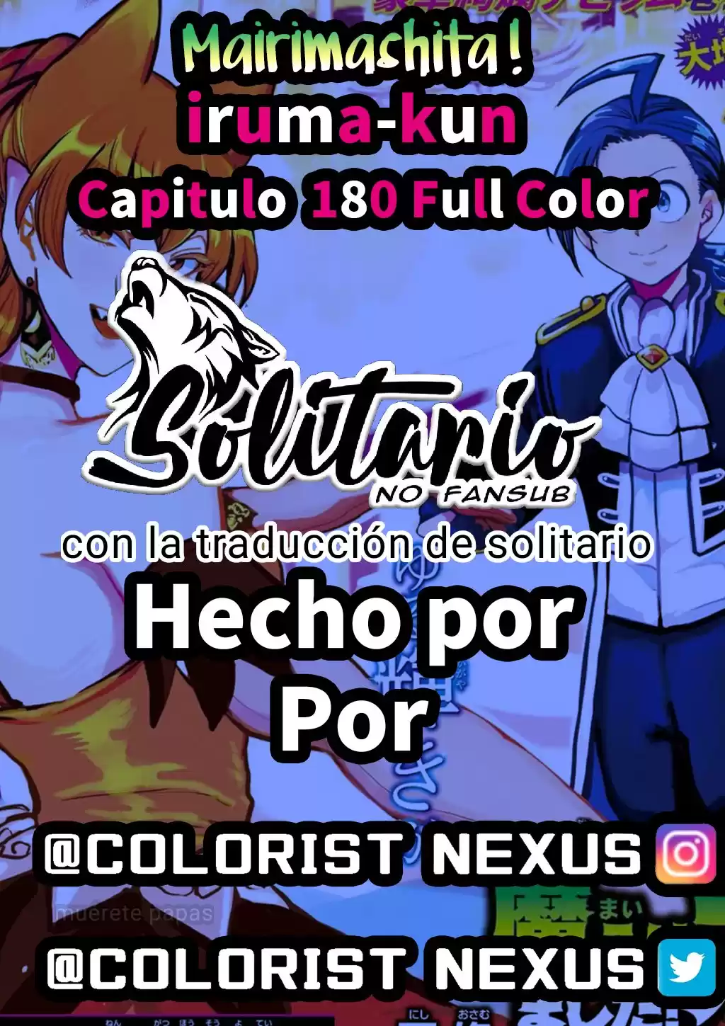 Mairimashita! Iruma-kun Capitulo 180.5: a color página 1