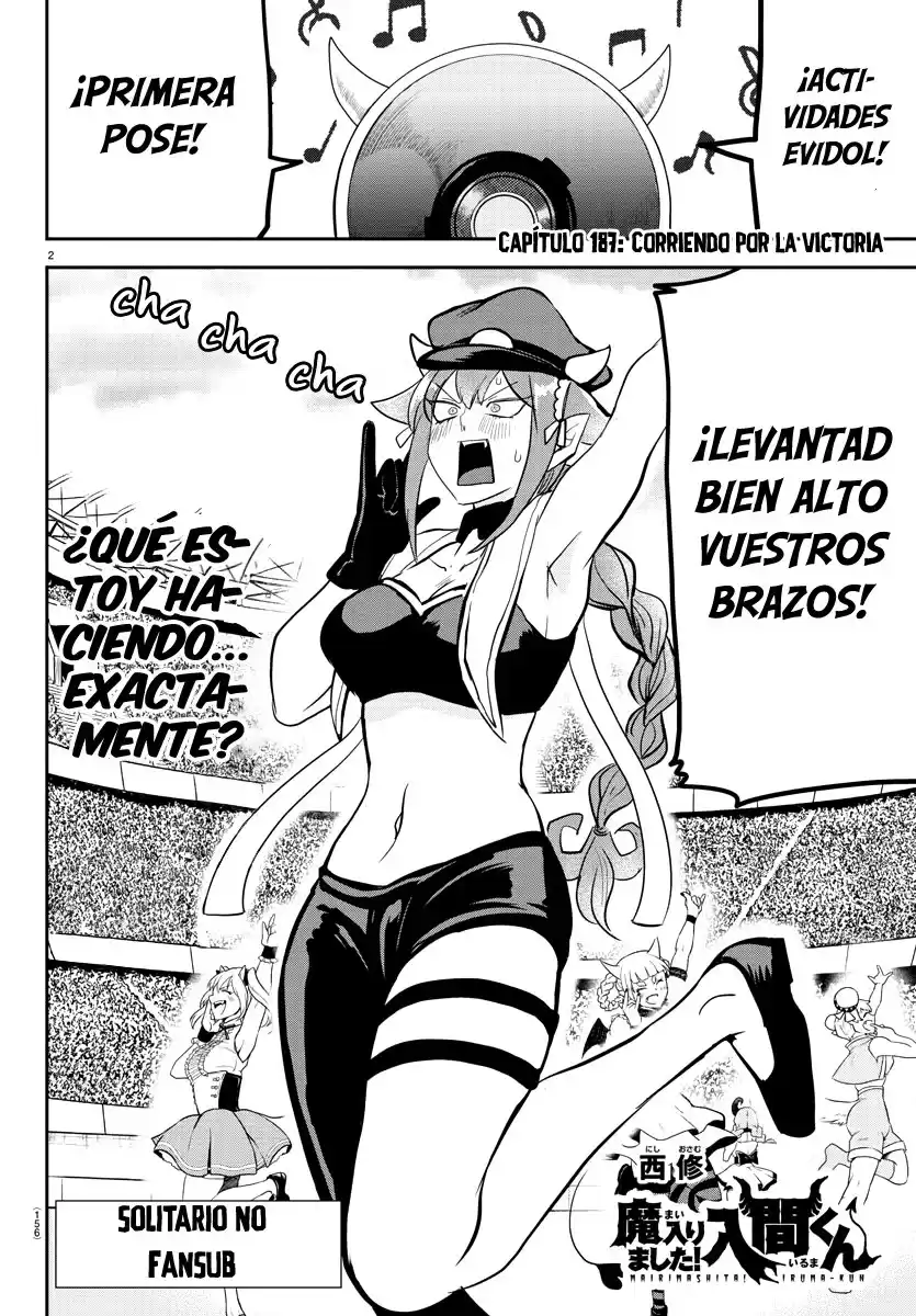 Mairimashita! Iruma-kun Capitulo 187: Corriendo por la victoria página 3