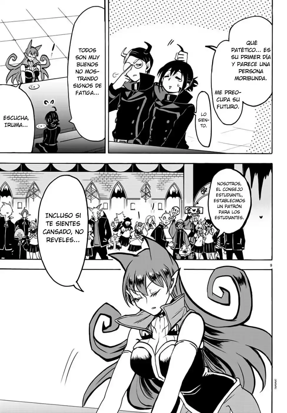 Mairimashita! Iruma-kun Capitulo 47: El cruel consejo estudiantil página 10