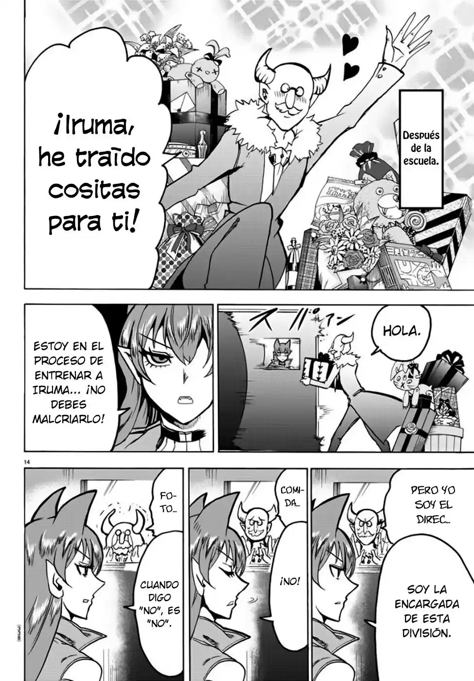 Mairimashita! Iruma-kun Capitulo 47: El cruel consejo estudiantil página 14