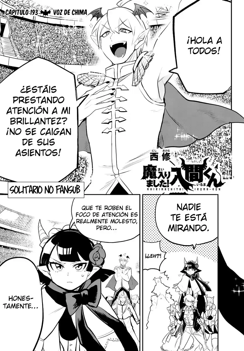 Mairimashita! Iruma-kun Capitulo 193: La voz de Chima página 2