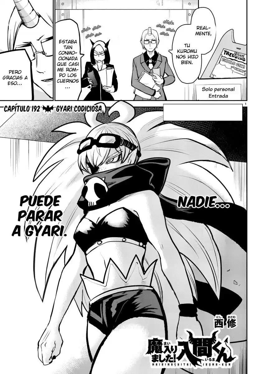 Mairimashita! Iruma-kun Capitulo 192: Gyari codiciosa página 2