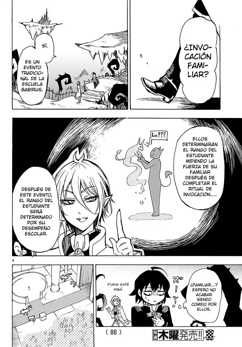 Mairimashita! Iruma-kun Capitulo 2: Invocación de familiar página 8