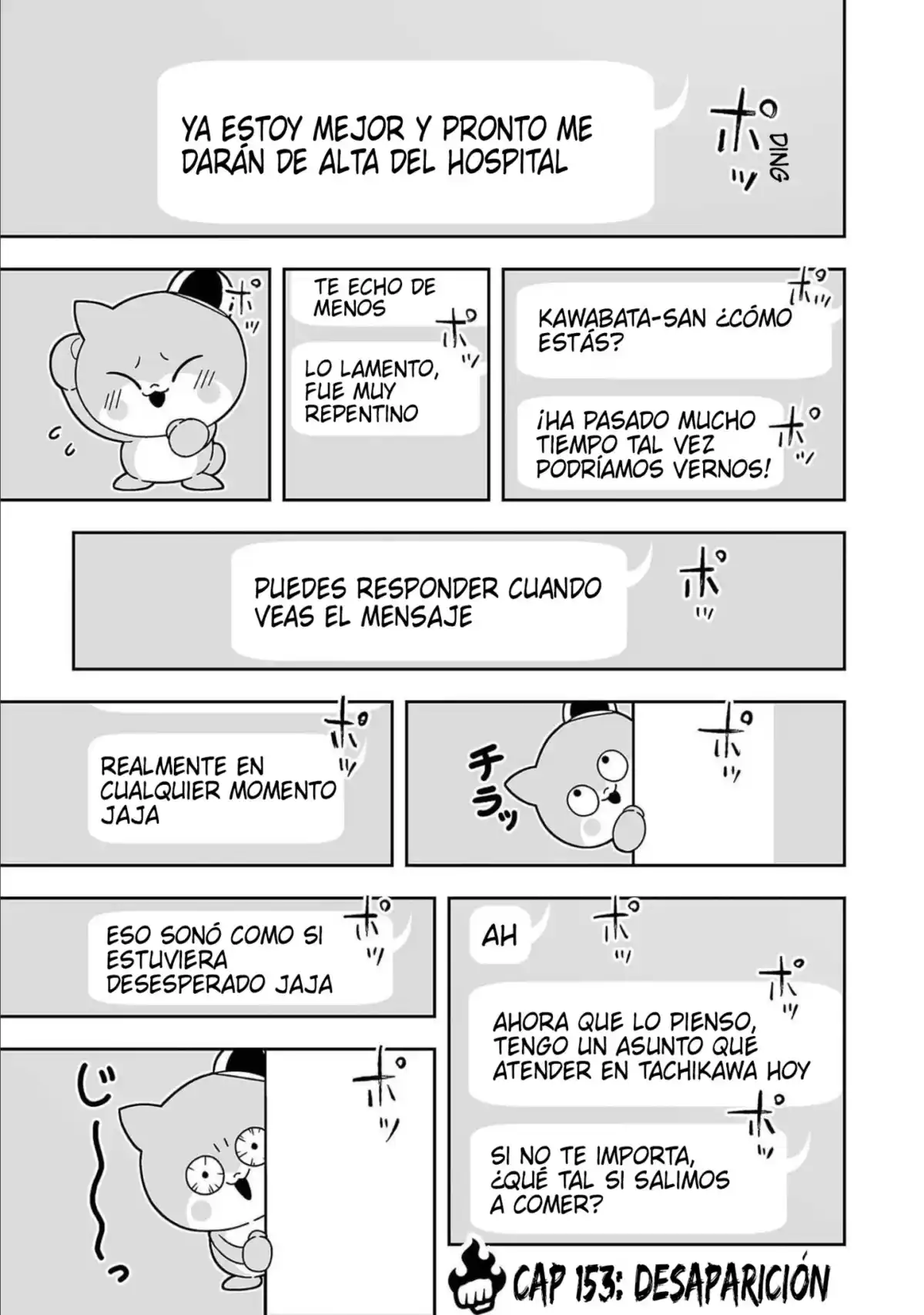 TSUYOSHI Capitulo 153: Desaparición página 1