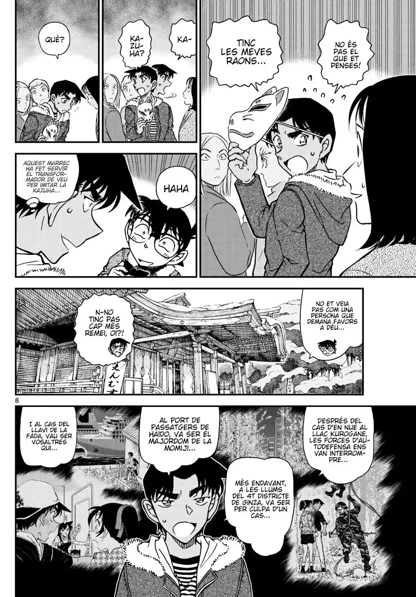 Detective Conan (Català) Capitulo 1067: Una visita secreta al temple página 8