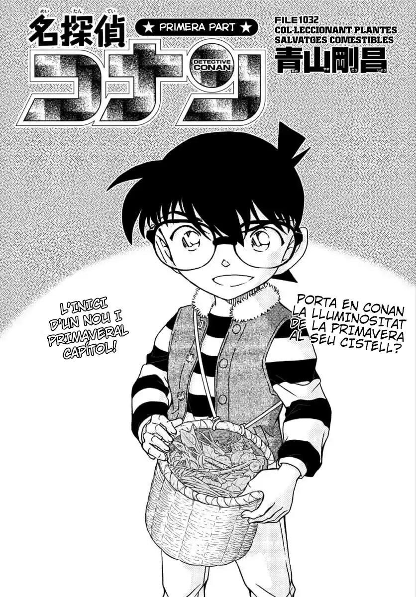 Detective Conan (Català) Capitulo 1032: Col·leccionant plantes salvatges comestibles página 1