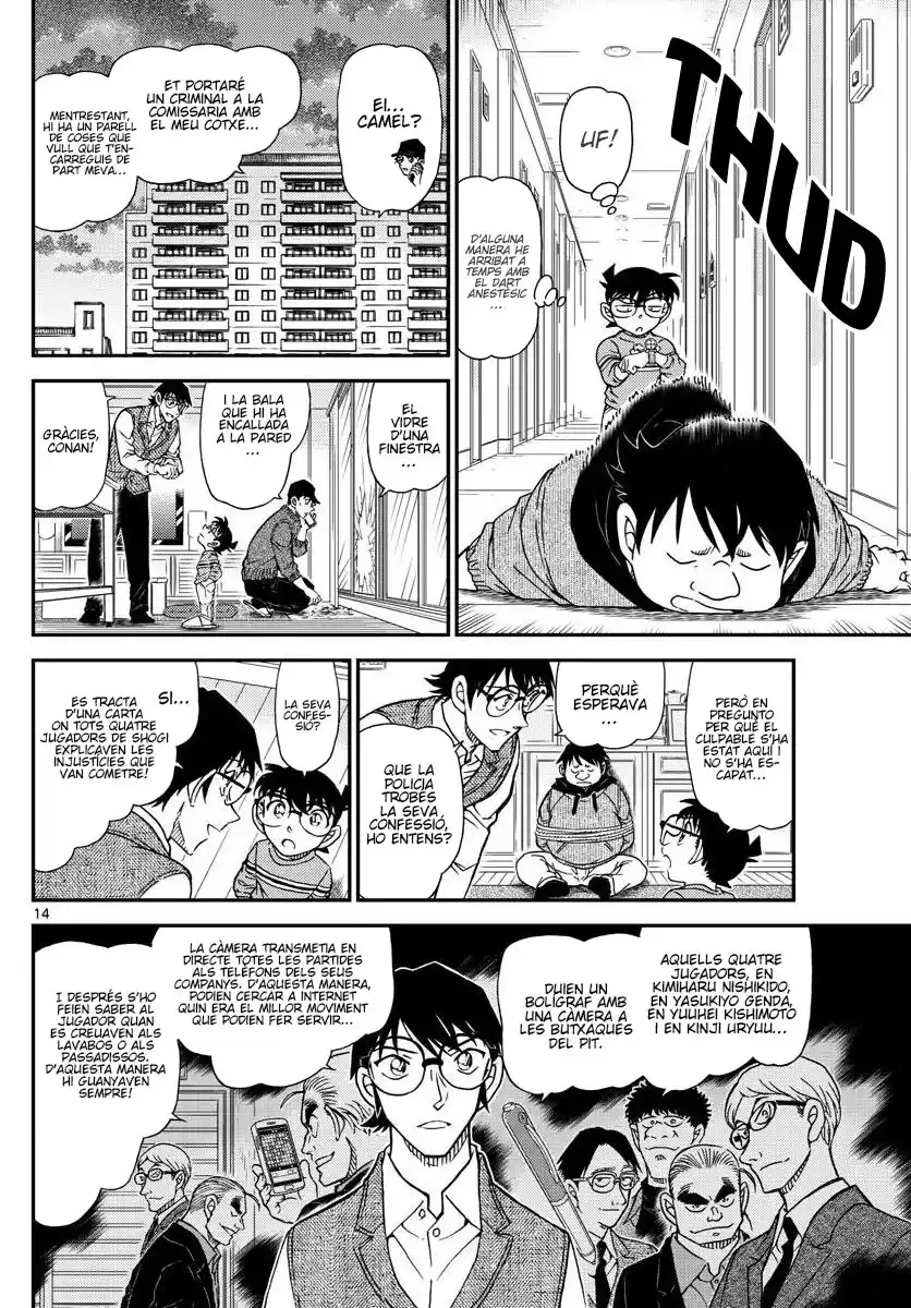 Detective Conan (Català) Capitulo 1046: La mà guanyadora del Meijin página 14