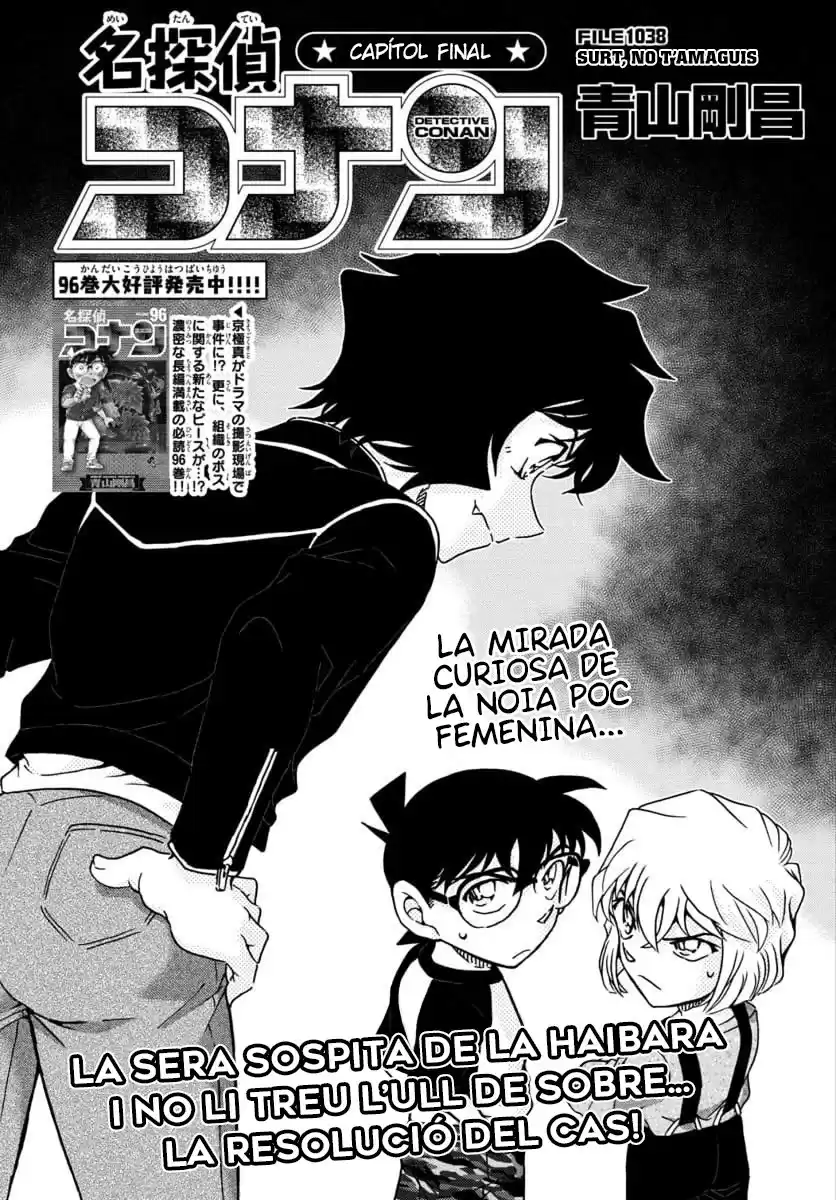 Detective Conan (Català) Capitulo 1038: Surt, no t'amaguis página 1