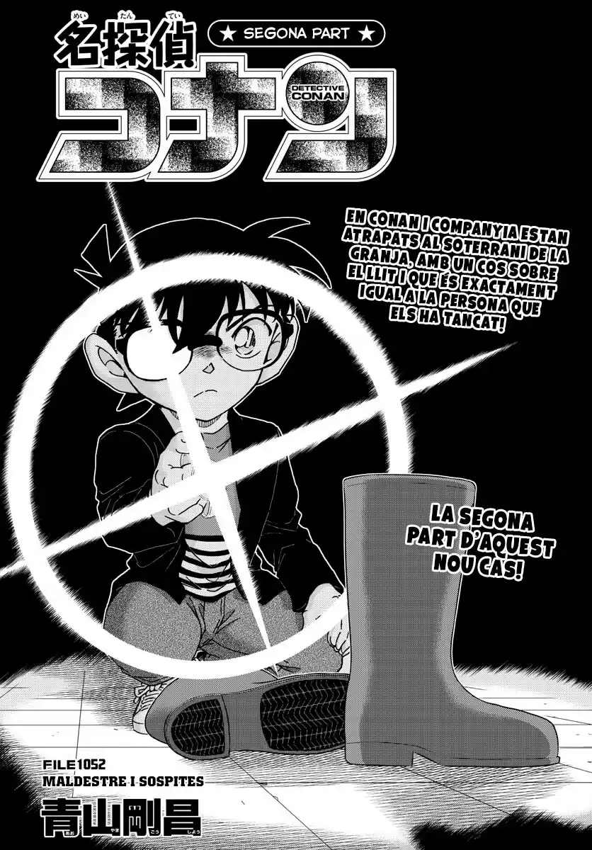 Detective Conan (Català) Capitulo 1052: Maldestre i sospites página 1