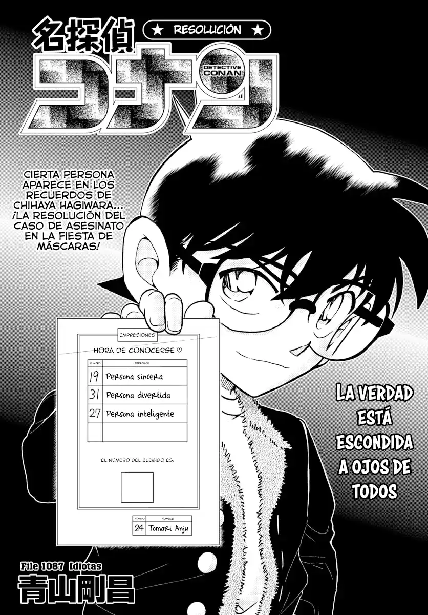 Detective Conan (Català) Capitulo 1087 página 1