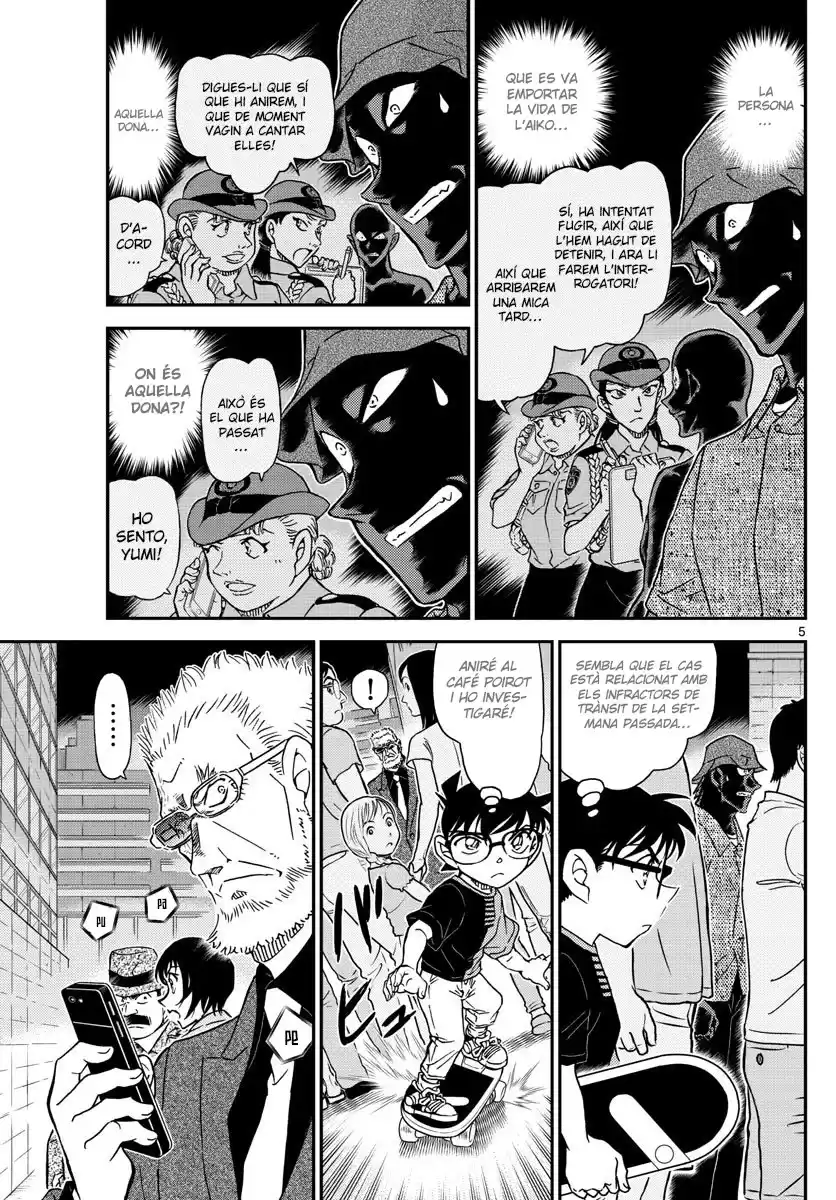 Detective Conan (Català) Capitulo 1015: El cas dels assassinats en sèrie de les agents de policia página 5