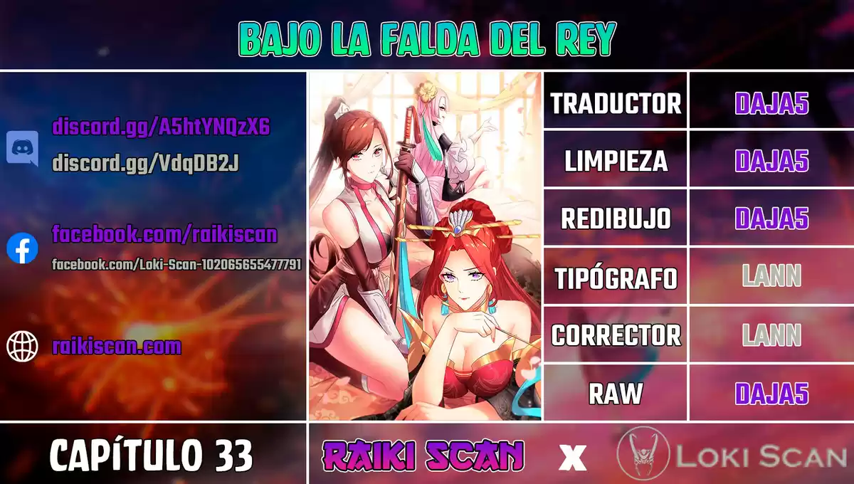 Bajo la Falda del rey Capitulo 33 página 1