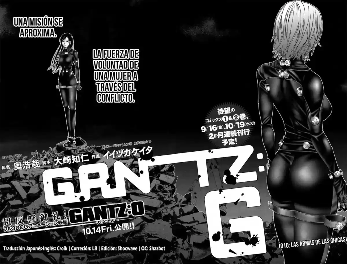 Gantz: G Capitulo 10: Las Armas de las Chicas página 3