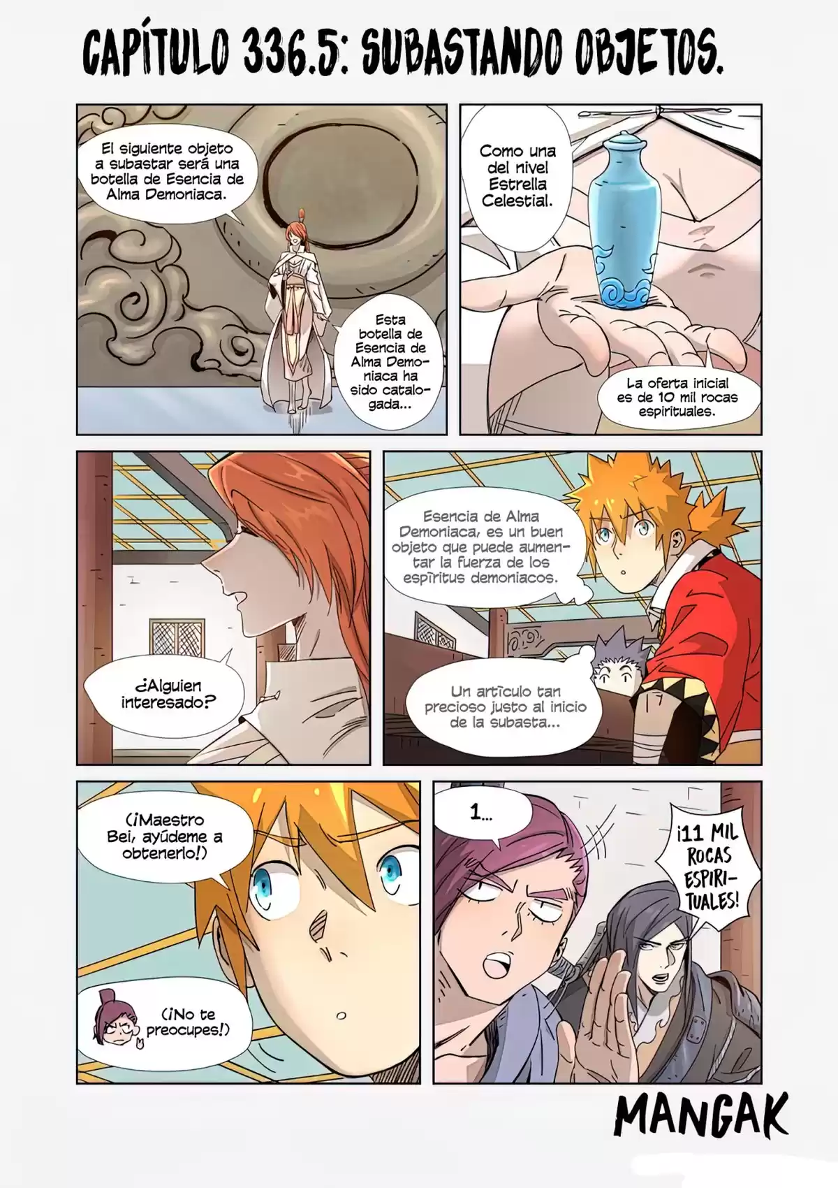 Tales of Demons and Gods Capitulo 336.5: Subastando Objetos página 3