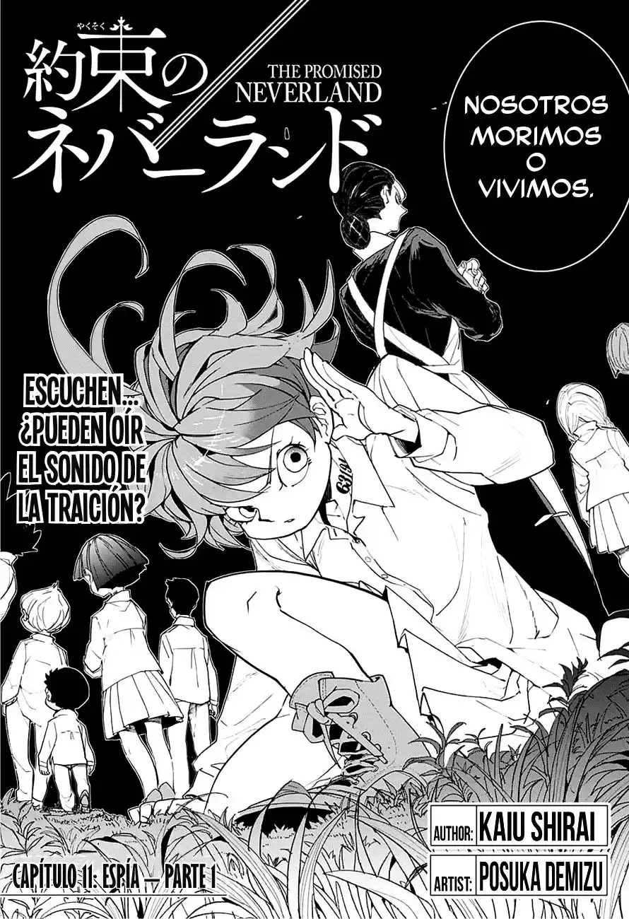 The Promised Neverland Capitulo 11: Espía Parte 1 página 4