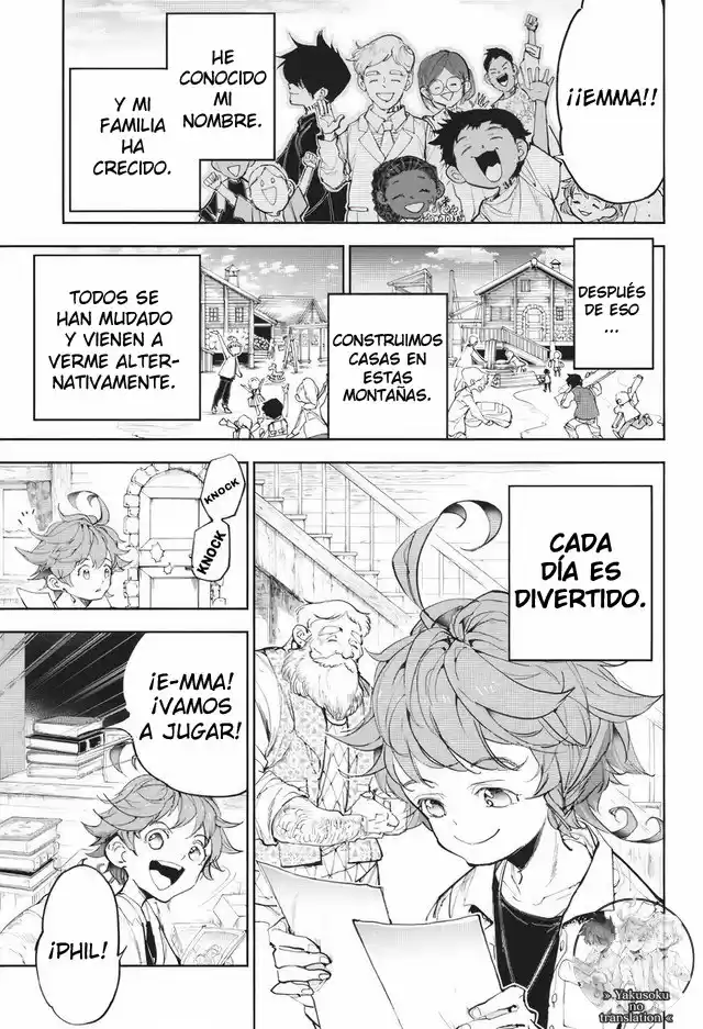 The Promised Neverland Capitulo 185: Los sueños se hacen realidad página 3