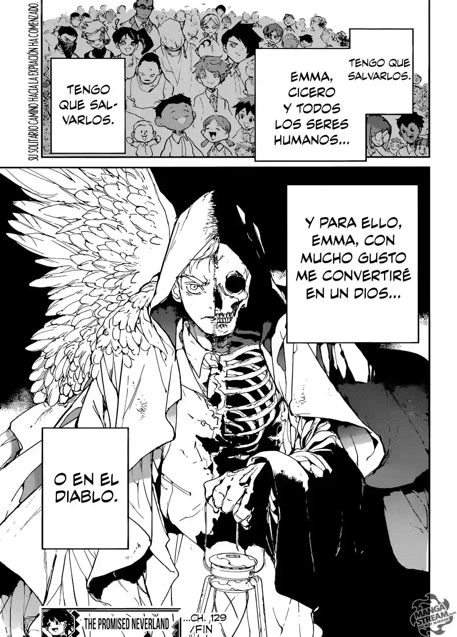 The Promised Neverland Capitulo 129: La carga que he de llevar página 18