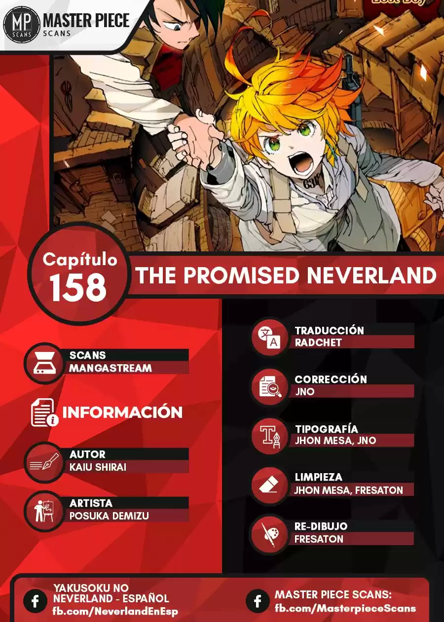 The Promised Neverland Capitulo 158: El significado de mi vida página 1