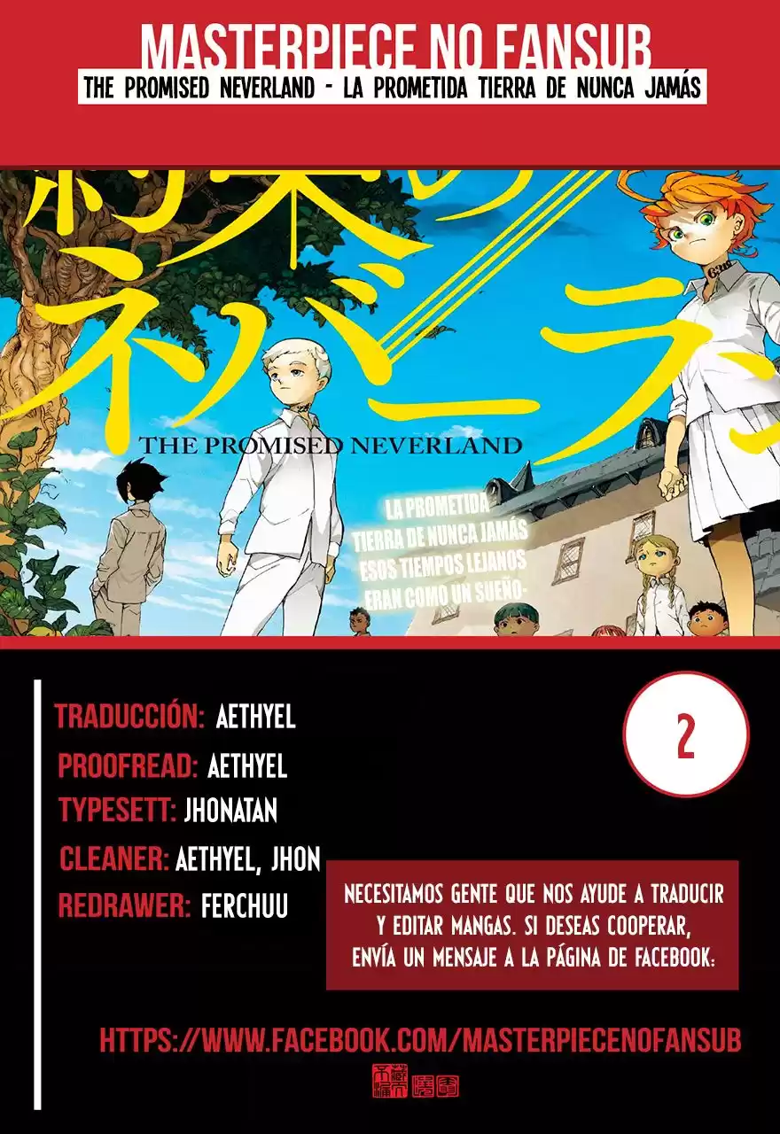 The Promised Neverland Capitulo 2: Salida página 1