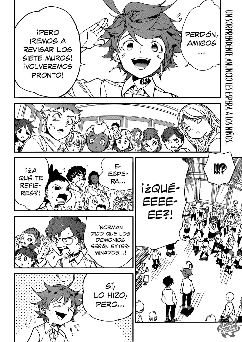 The Promised Neverland Capitulo 130: Anuncio página 3