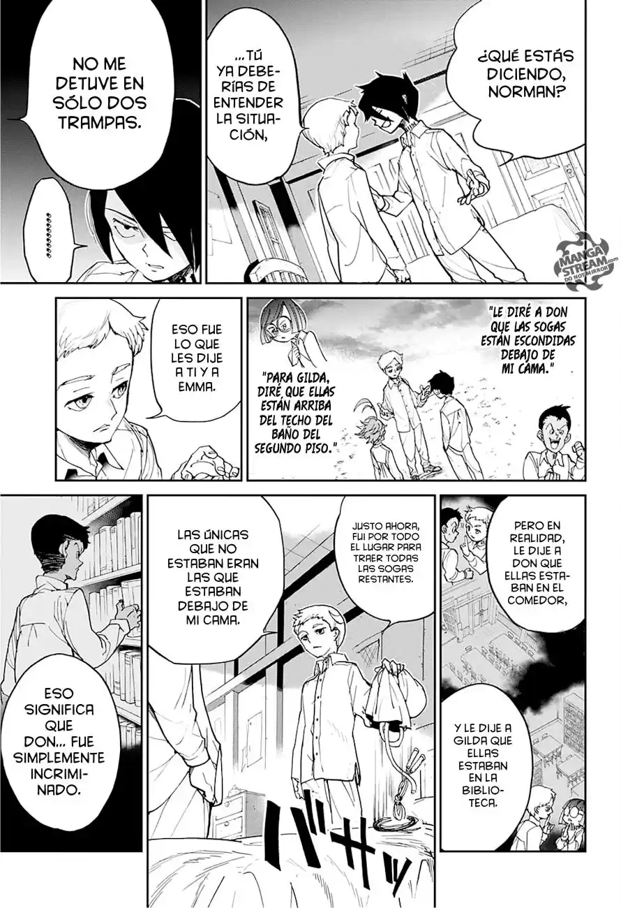 The Promised Neverland Capitulo 13: Espia Parte 3 página 4