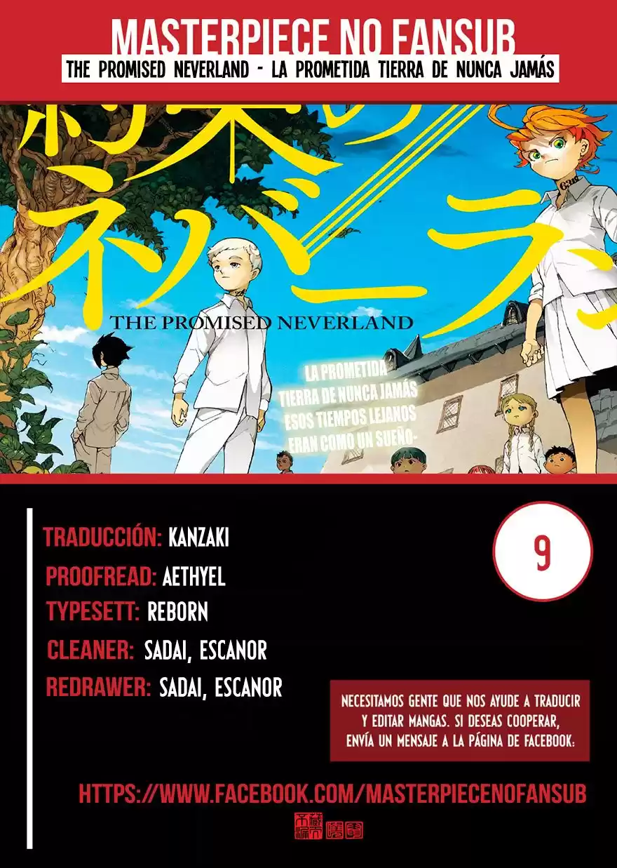 The Promised Neverland Capitulo 9: Vamos a jugar una partida de las traes página 1